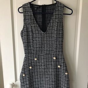 Black and white Asos dress